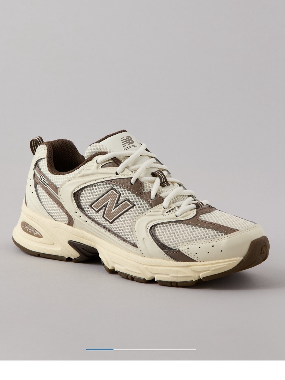 New Balance 530 White and Gray Athletic Running Sneakers - Picture 4 of 5